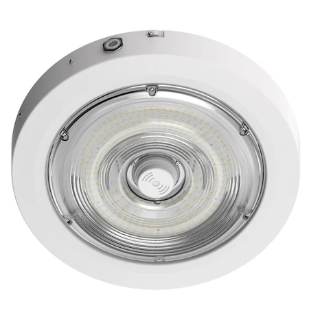 Westgate Round Garage and Ceiling Lights, White, 40W/60W/80W, 10800LM, 120-277V, Sensor Ready CXER-40-80W-MCTP-SR-WH